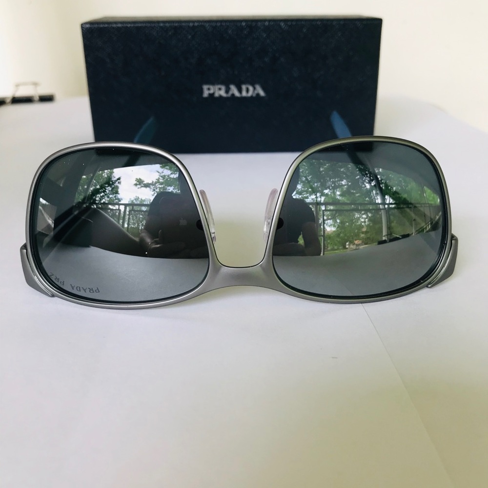 Prada Sport Gunmetal Polarized Sunglasses - Picture 8 of 9